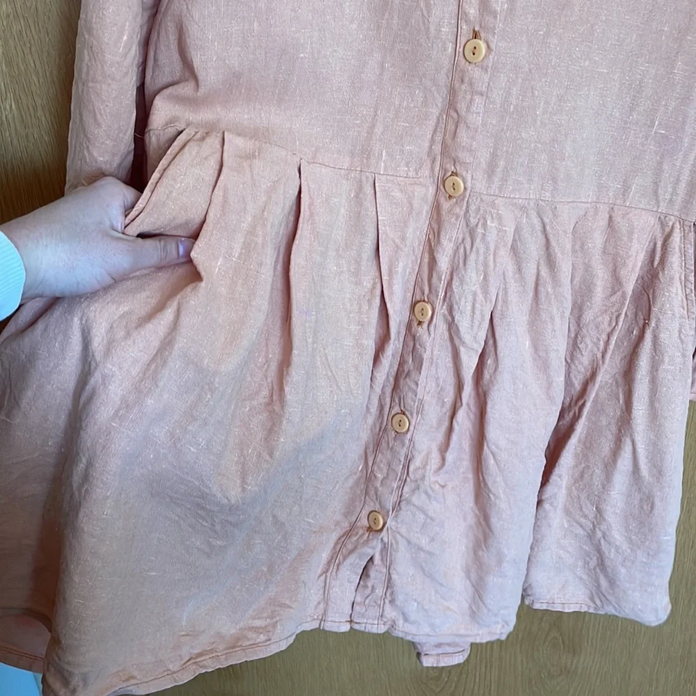 FLAX linen tunic/mini dress - Picture 4 of 5